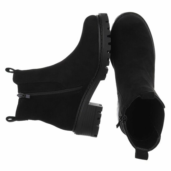 Zwarte suede Chelsea boot Chesna