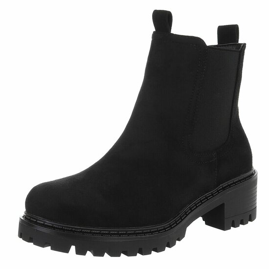 Zwarte suede Chelsea boot Chesna