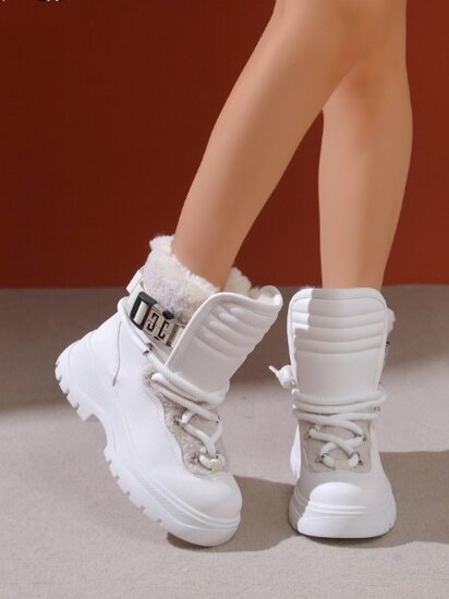 Witte winter-snowboot Clemy