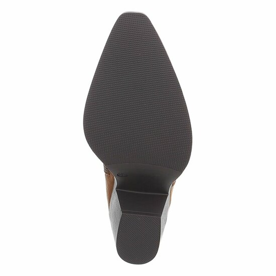 Licht bruin western-biker enkellaarsje Cherony