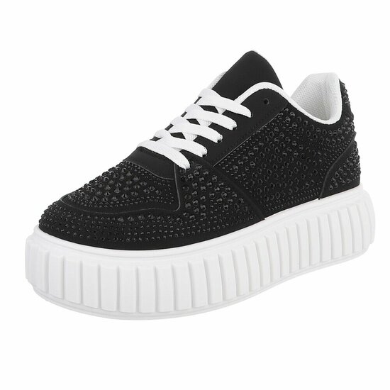 Zwarte lage sneaker Cesina