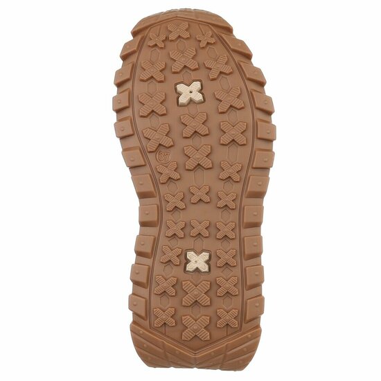 Kaki bruine lage sneaker Cesira