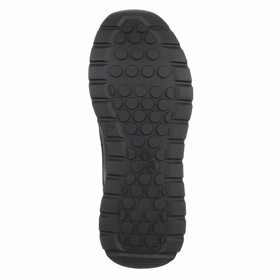 Zwart-witte lage sneaker Cesanna