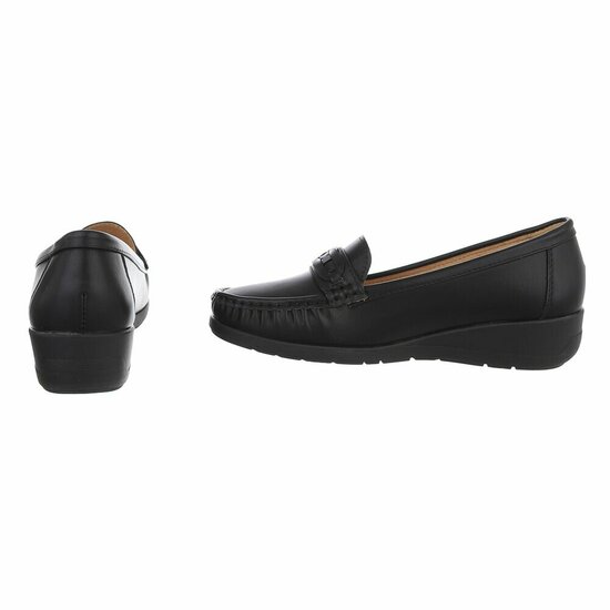Zwarte mocassin Daphne