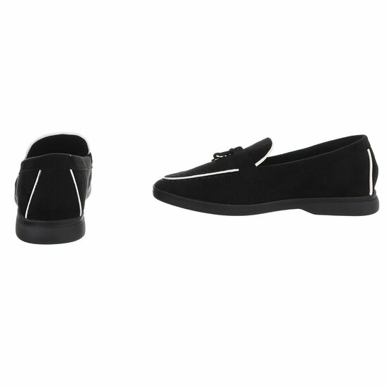 Zwarte lage daimen schoen Dulcia