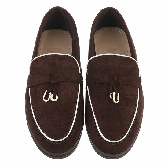 Bruine lage daimen schoen Dulcia