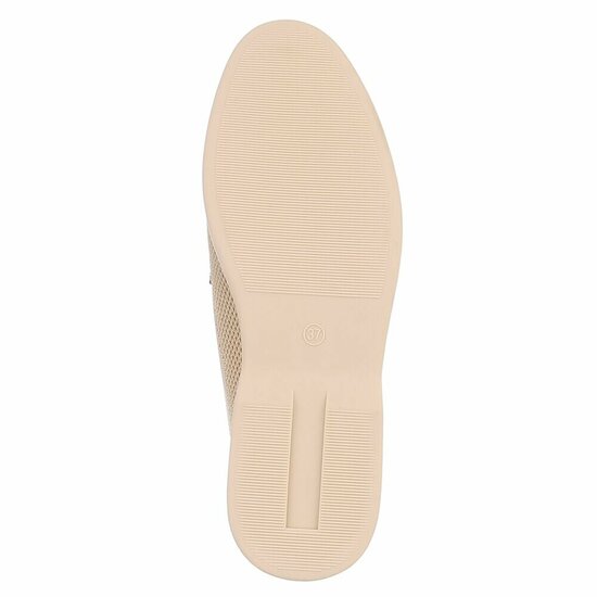 Beige suede mocassin Elizon