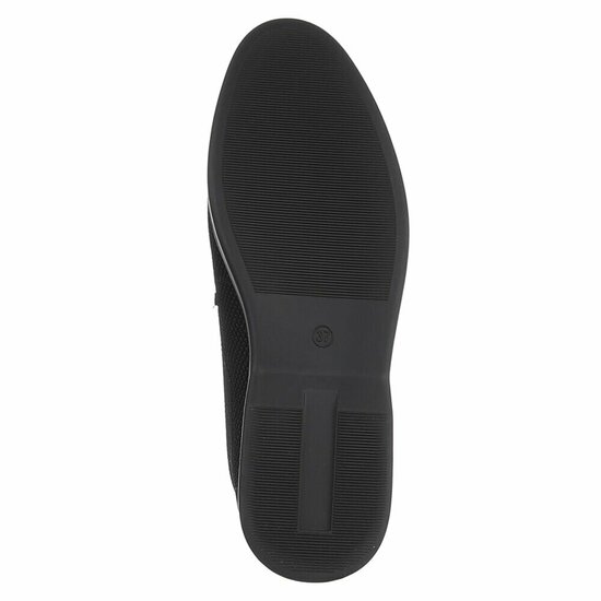 Zwarte suede mocassin Elizon