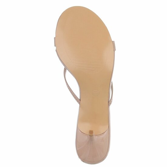 Kaki bruine mule Emilia