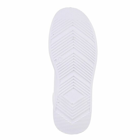 Witte lage sneaker Davina 