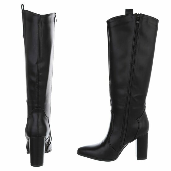 Hoge zwarte laars Dilara 