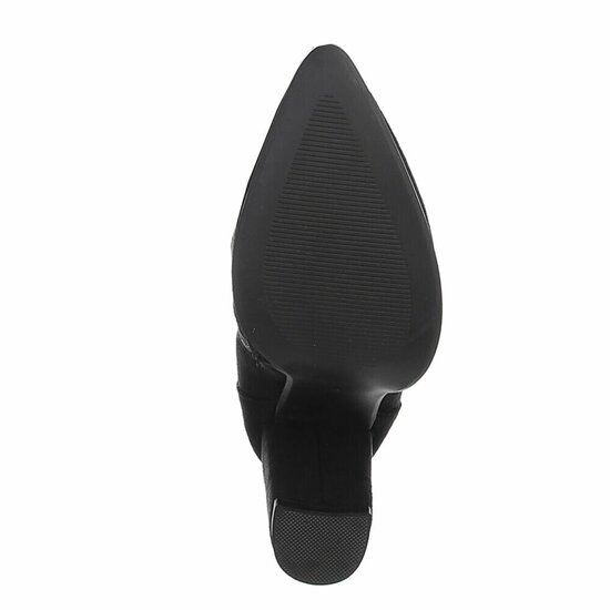 Hoge zwarte suede laars Dilara 