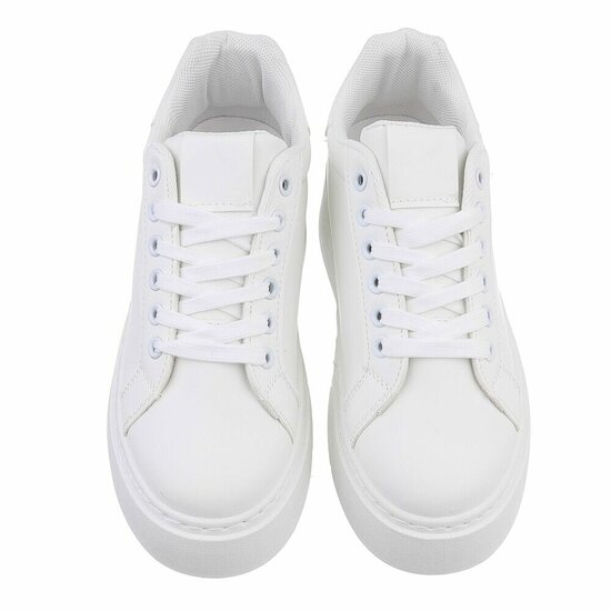 Witte lage sneaker Doutzen