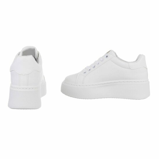 Witte lage sneaker Doutzen