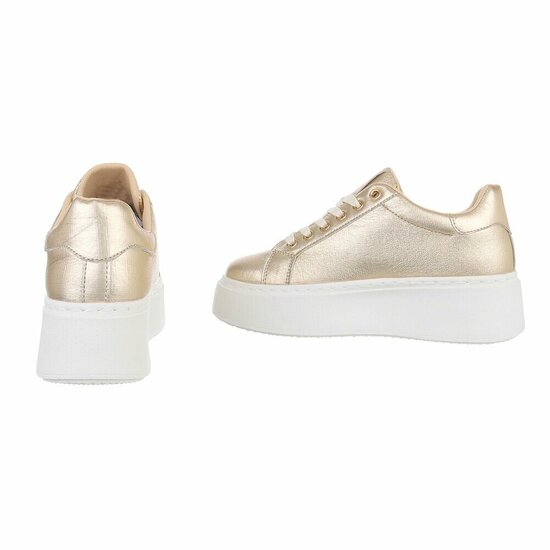 Gouden lage sneaker Doutzen