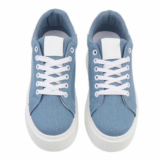 Jeans blauwe lage sneaker Doutzen