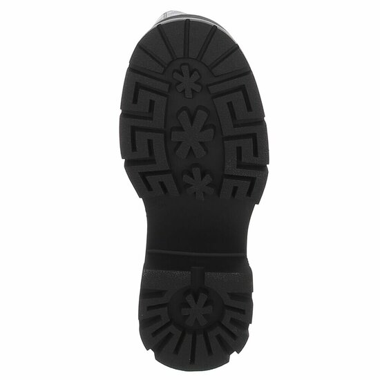 Zwarte overknee laars Cilla  