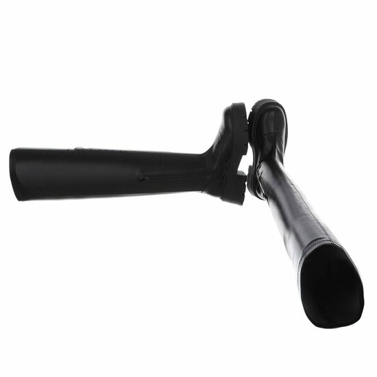 Zwarte overknee laars Cilla  