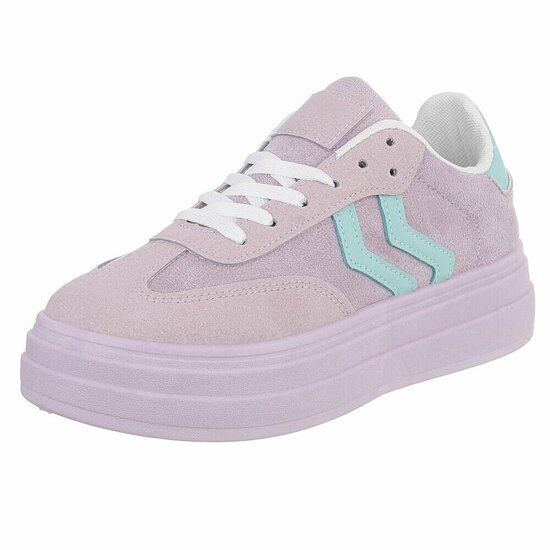 Purperen lage sneaker Stephanie