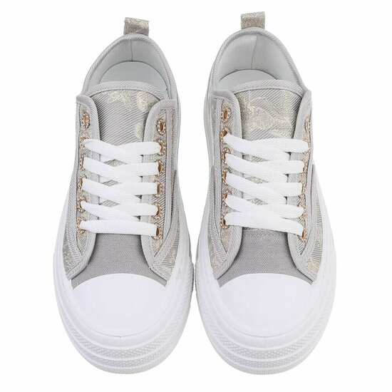 Grijze lage sneaker Dorita