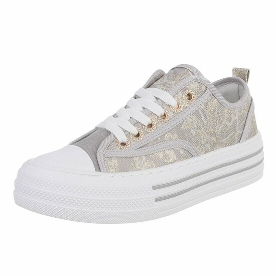 Grijze lage sneaker Dorita