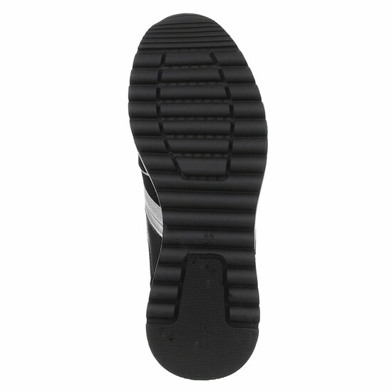 Zwarte lage sneaker Pera