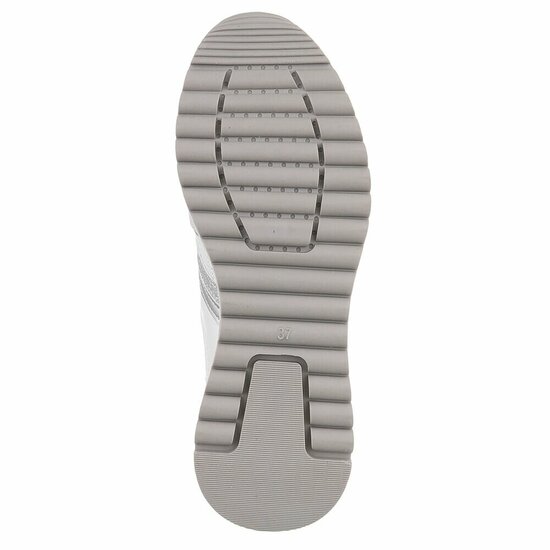 Witte lage sneaker Pera