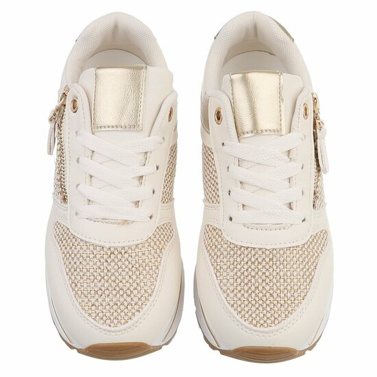 Beige lage sneaker Ambar
