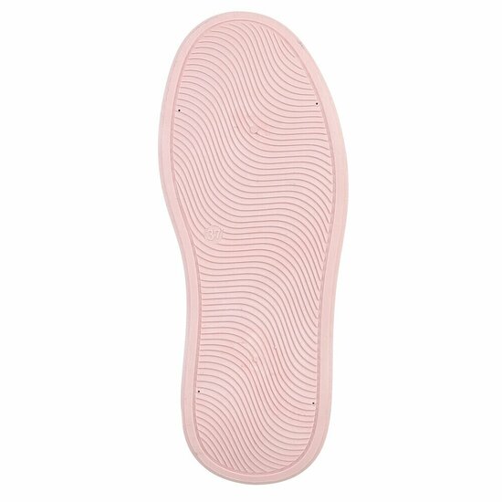 Rose lage sneaker met wedge zool Doris