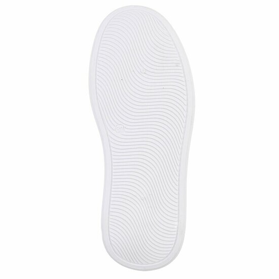 Witte lage sneaker met wedge zool Doris