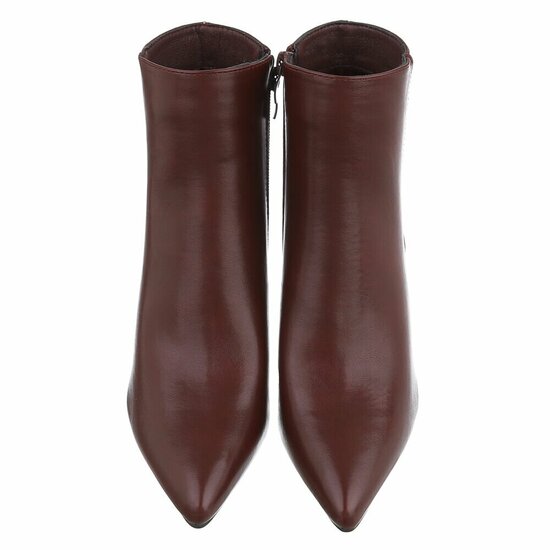 Bordeaux enkellaarsje Cinzia 