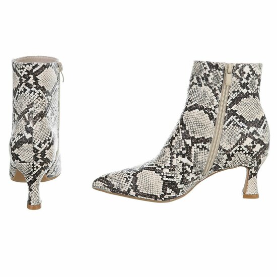 Enkellaarsje Cinzia met slangenprint