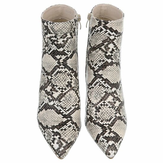 Enkellaarsje Cinzia met slangenprint