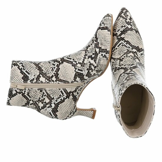 Enkellaarsje Cinzia met slangenprint