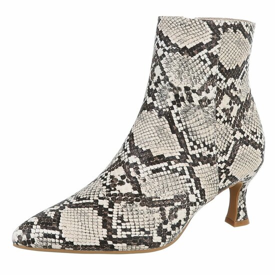Enkellaarsje Cinzia met slangenprint
