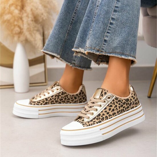 Leopard lage  sneaker Herma