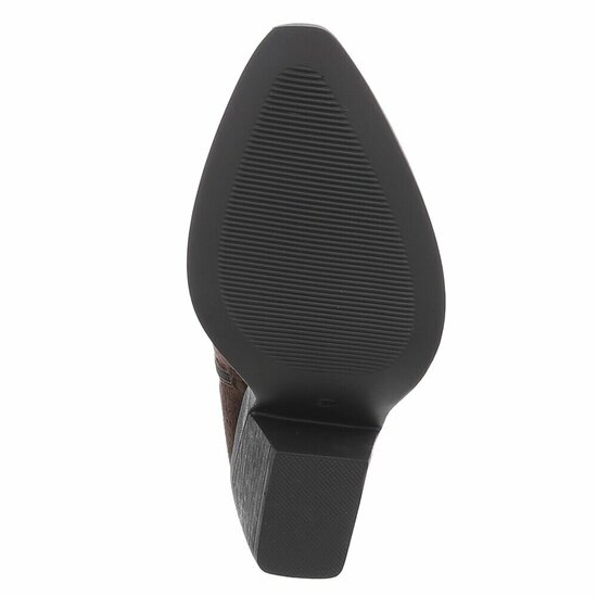 Licht bruin daimen western-biker enkellaarsje Betsie   