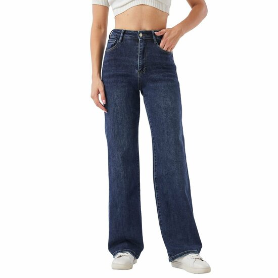 High waist straight jeans blauw – tijdloze & flatterende pasvorm