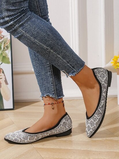 Zwarte ballerina Jody