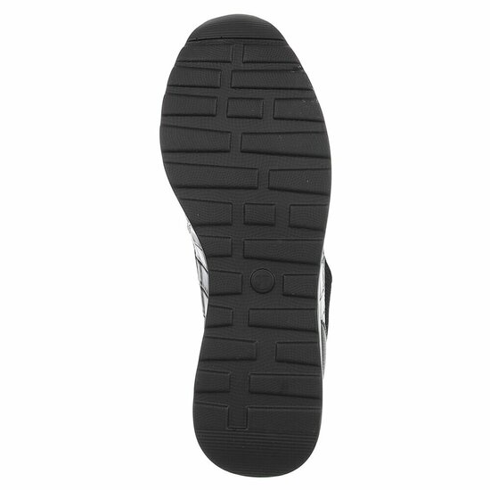 Zwarte sneakers met sleehak Suzanna