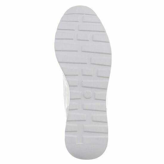 Witte sneakers met sleehak Suzanna