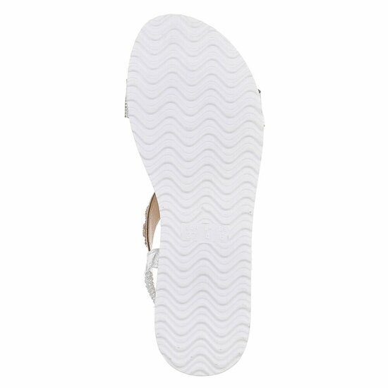 Zilveren boho sandalen met kleurrijke steentjes-Bernica