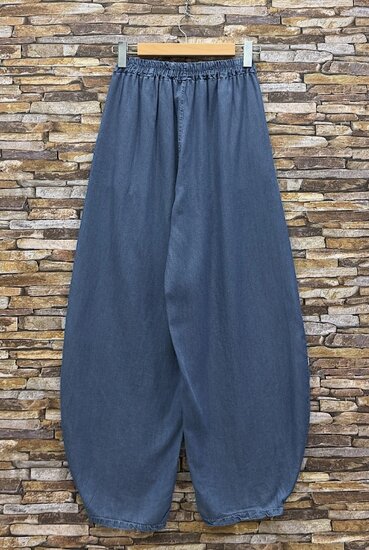 Lyocell ballonbroek donkerblauw