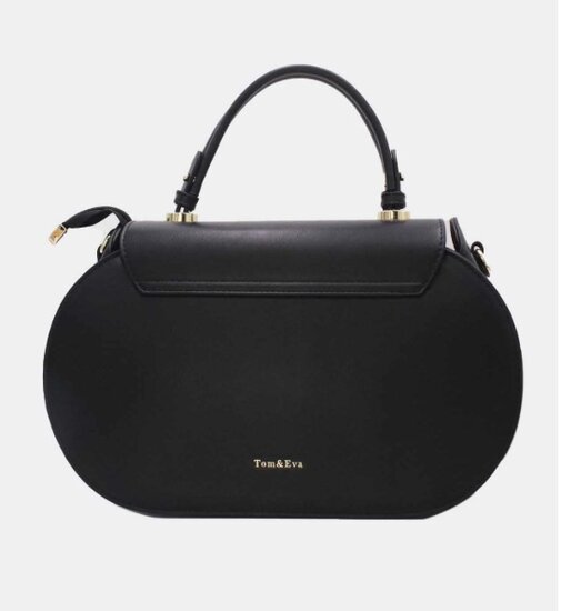Elegante zwarte handtas met goudkleurig detail – premium kwaliteit