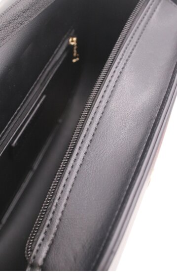Elegante zwarte handtas met goudkleurig detail – premium kwaliteit