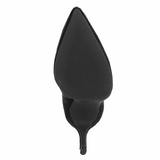 Elegante zwarte suède kniehoge laars-Giuseppina