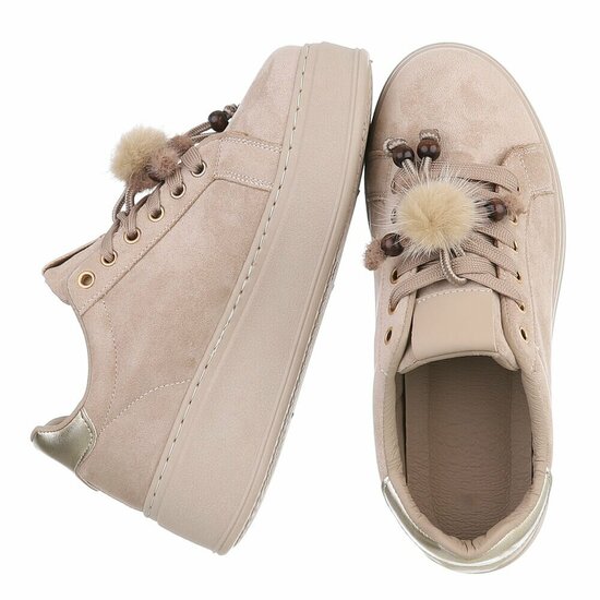 Kaki plateau sneakers-Bala