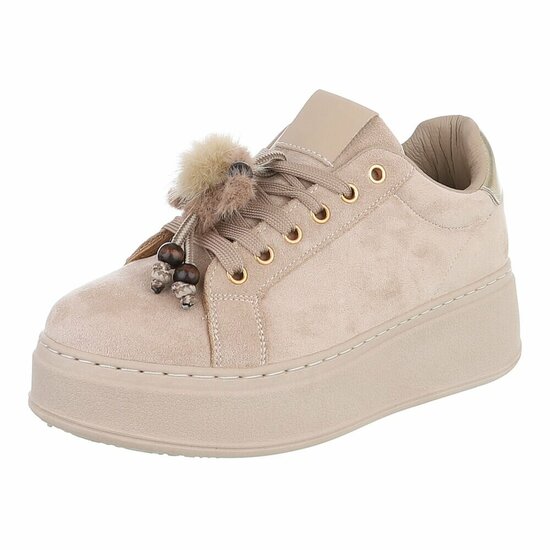 Kaki plateau sneakers-Bala