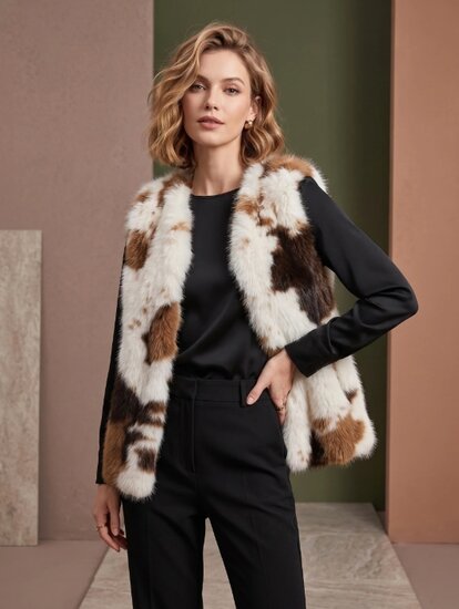 Luxe mix bontgilet