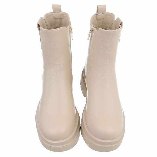 Beige Chelsea boot Emilie